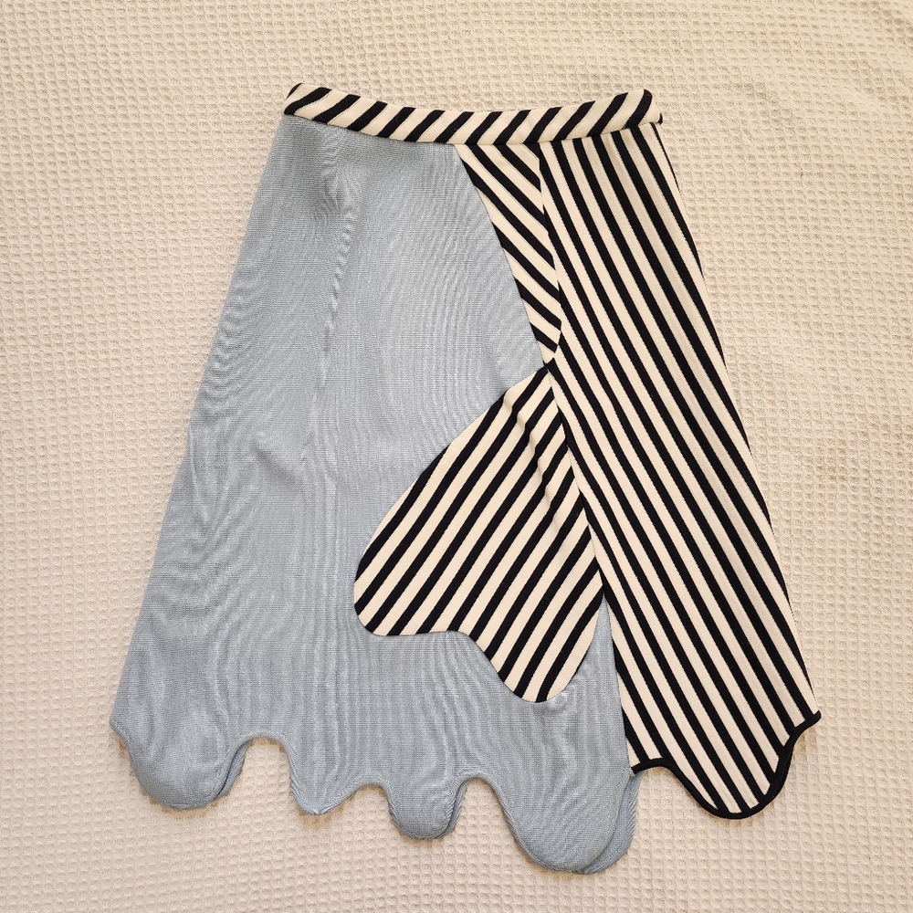 PH5 Stretch A-line Skirt Striped